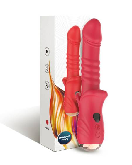 ARMONY - POINT A STIMULATING VIBRATOR DILDO RED