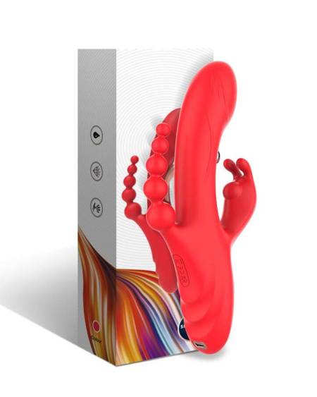 ARMONY - G-SPOT AND CLITORIS STIMULATOR VIBRATOR RED