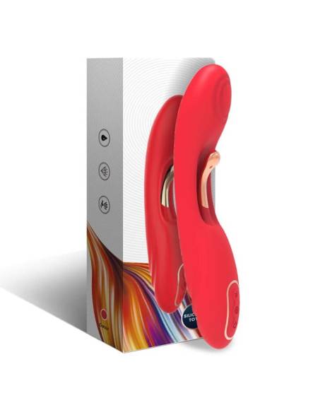 ARMONY - VIBRATOR WITH OSCILLATING TONGUE RED