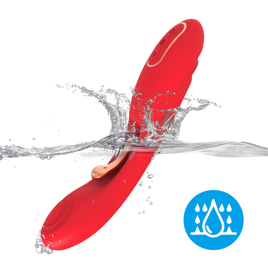 ARMONY - VIBRATOR WITH OSCILLATING TONGUE RED - Imagem de 5