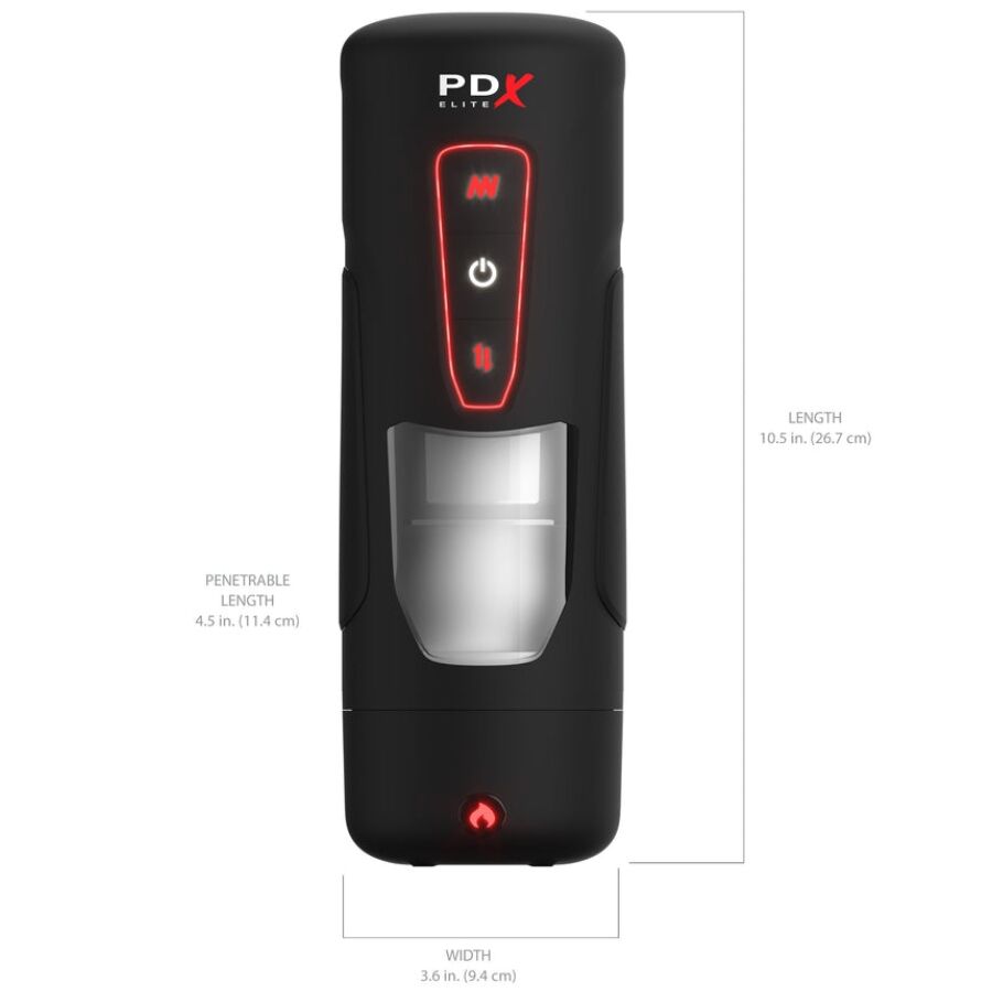 PDX ELITE - MILK ME HOTTER AUTOMATIC MASTURBATOR WITH THRUSTING AND HEAT EFFECT VIBRATION - Imagem de 4