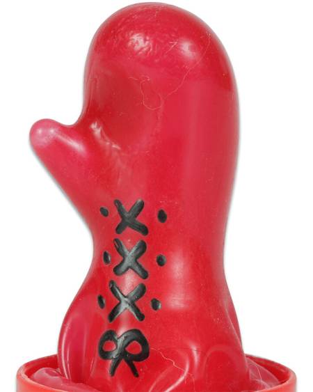 CONDOMERIE - HANDPAINTED NOVELTY CONDOMS BOXING GLOVE