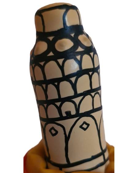 CONDOMERIE - HANDPAINTED NOVELTY CONDOMS PISA TOWER