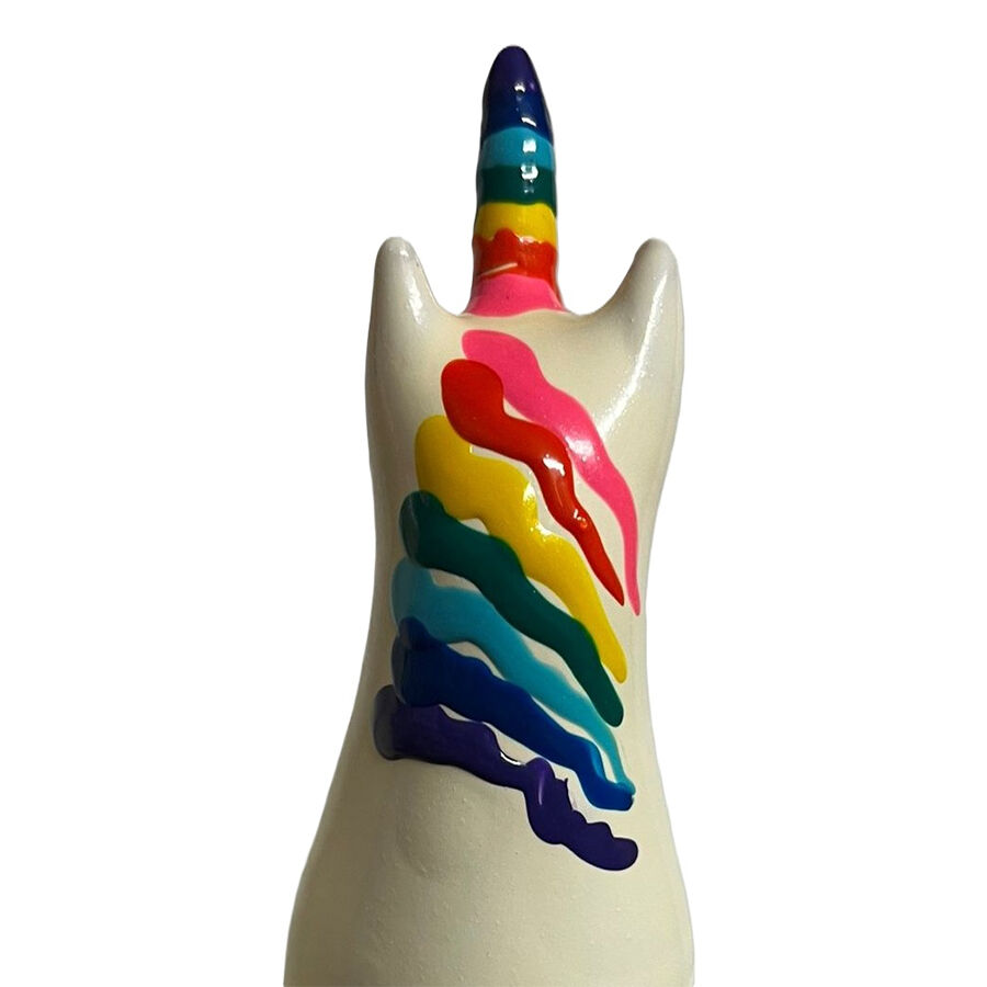CONDOMERIE - HANDPAINTED NOVELTY CONDOMS UNICORN RAINBOW - Imagem de 2