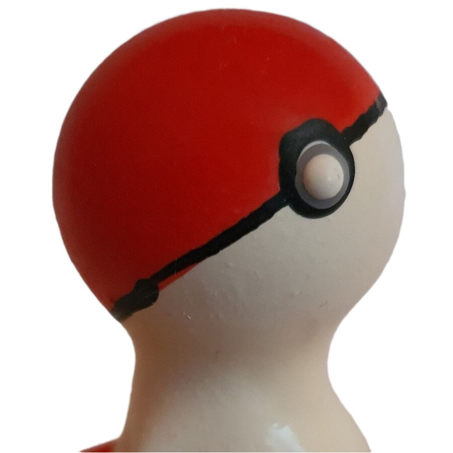 CONDOMERIE - HANDPAINTED NOVELTY CONDOMS POKEBALL RED-WHITE