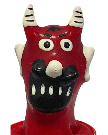CONDOMERIE - HANDPAINTED NOVELTY CONDOMS DEVILS MOUTH MODEL 2