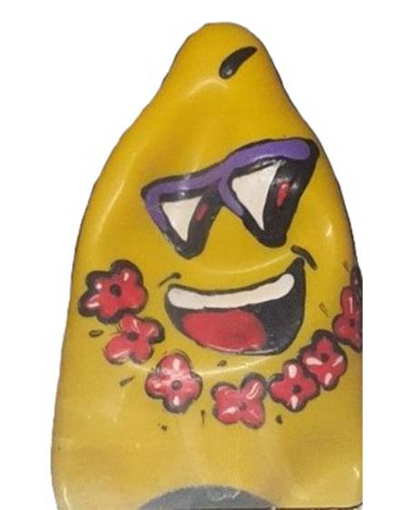 CONDOMERIE - HANDPAINTED NOVELTY CONDOMS FRIKI TIKI XL