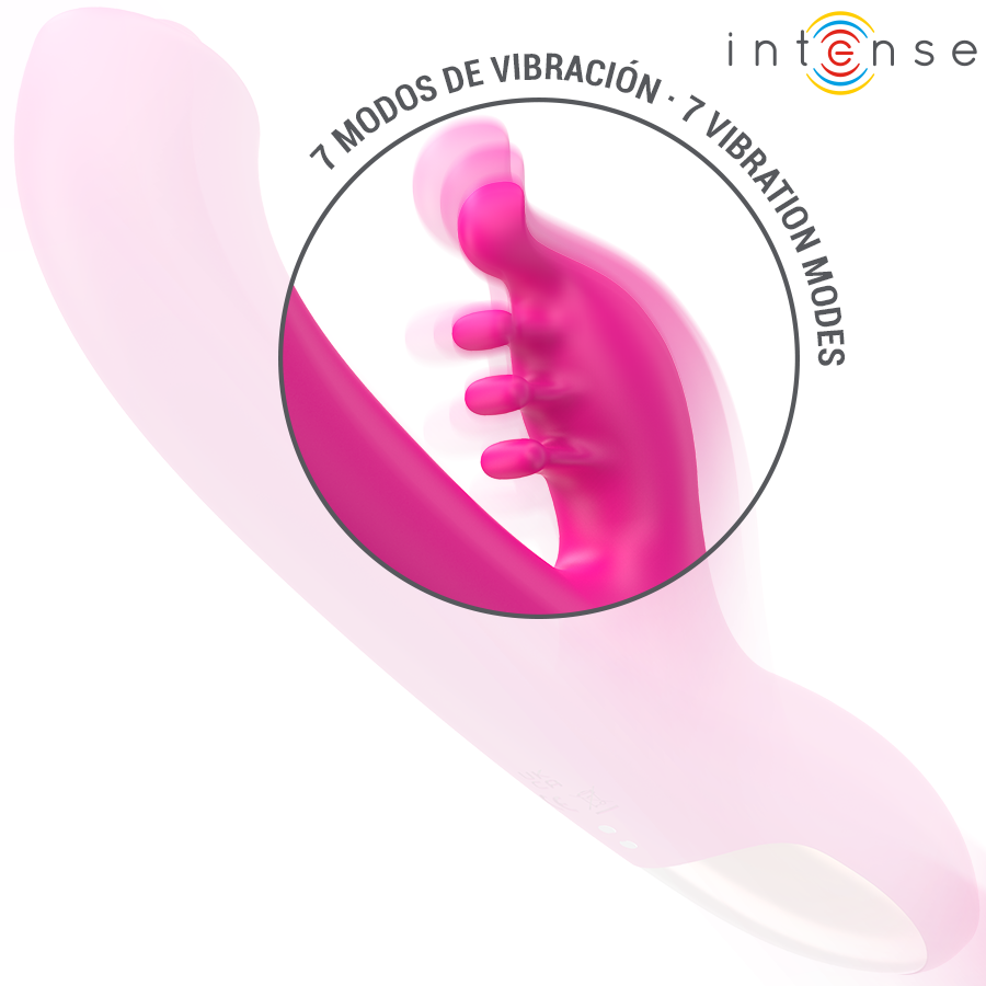 INTENSE - CHRISTINA MULTIFUNCTION RABBIT VIBRATOR 22.5 CM PINK - Imagem de 5