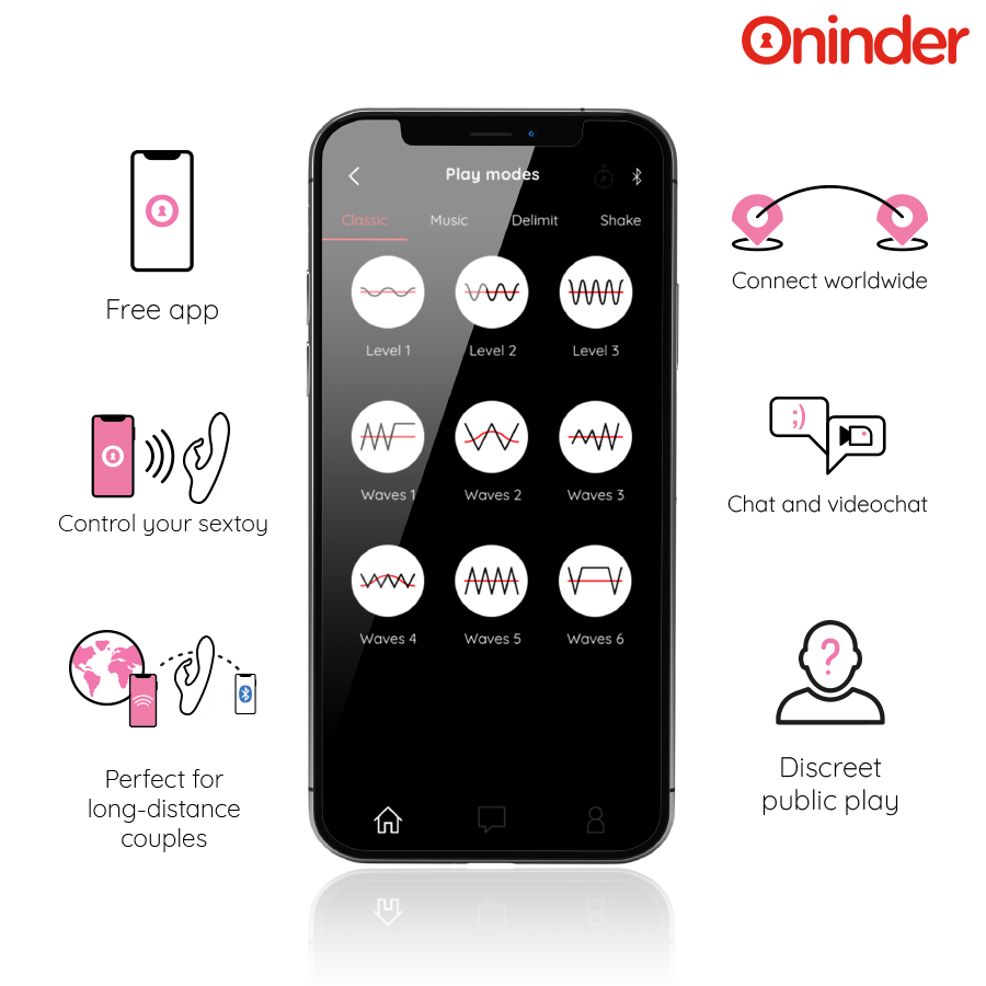 ONINDER CUTE - LOVE BUNNY VIBRATOR G-SPOT CLITORIS - FREE WORLDWIDE APP - Imagem de 5