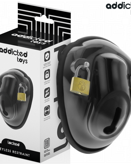ADDICTED TOYS LOCKED - KEYLESS RESTRAINT PENIS CAGE 11.5 CM