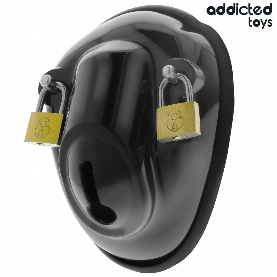ADDICTED TOYS LOCKED - KEYLESS RESTRAINT PENIS CAGE 11.5 CM - Imagem de 2