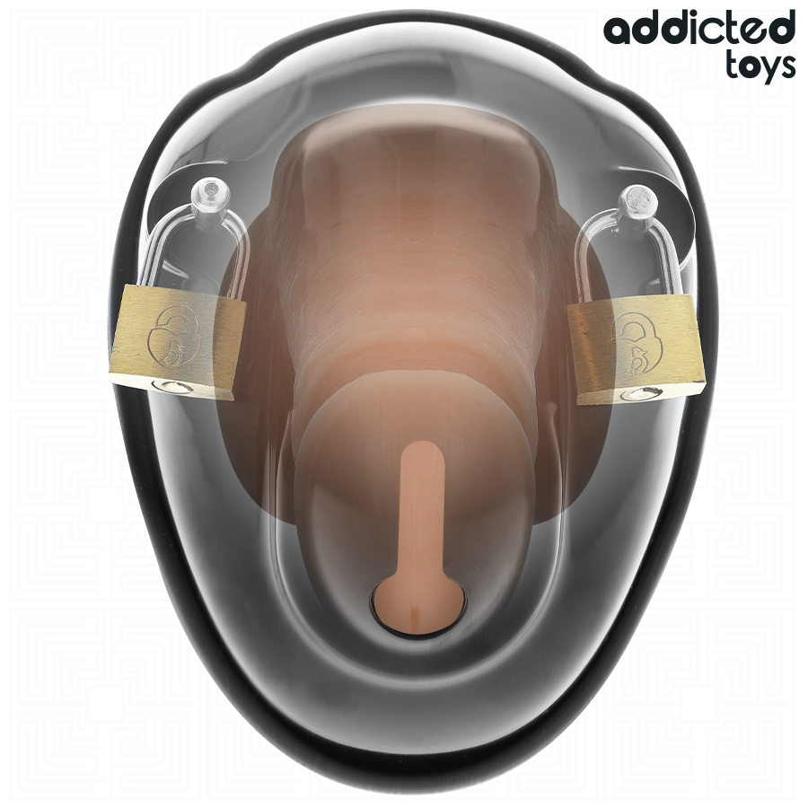 ADDICTED TOYS LOCKED - KEYLESS RESTRAINT PENIS CAGE 11.5 CM - Imagem de 3