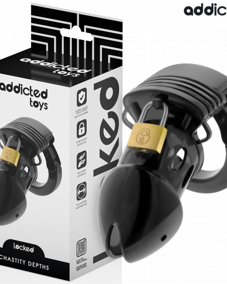 ADDICTED TOYS LOCKED - CHASTITY DEPTHS PENIS CAGE 7.5 CM