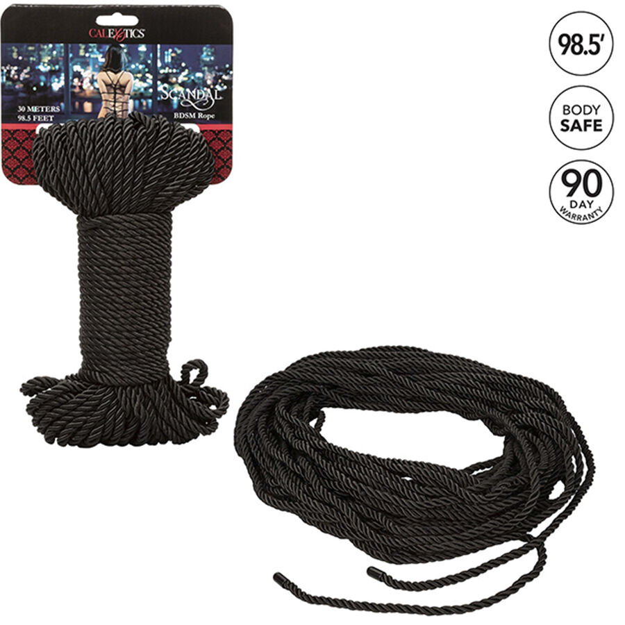 CALEXOTICS - SCANDAL BLACK BDSM ROPE 30 M - Imagem de 3