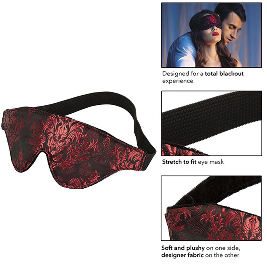 CALEXOTICS - SCANDAL OPAQUE EYE MASK WITH RED DETAILS - Imagem de 3