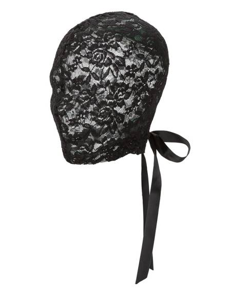 CALEXOTICS - SCANDAL BLACK LACE BALALAVA WITH BOW