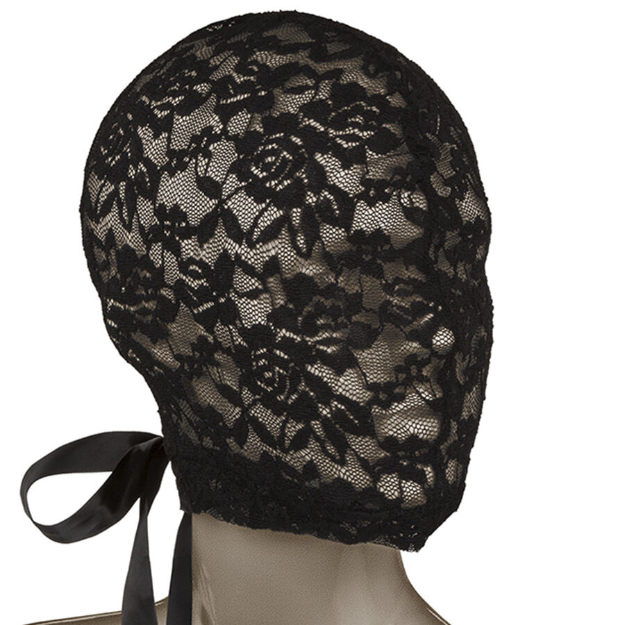 CALEXOTICS - SCANDAL BLACK LACE BALALAVA WITH BOW - Imagem de 2