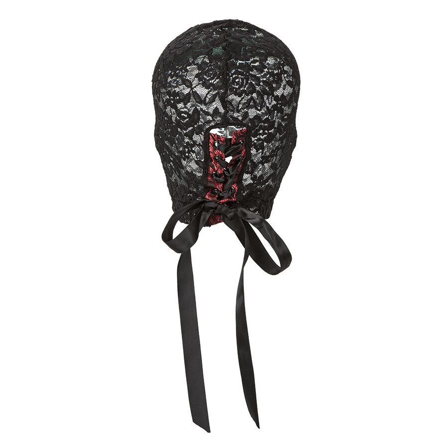 CALEXOTICS - SCANDAL BLACK LACE BALALAVA WITH BOW - Imagem de 3