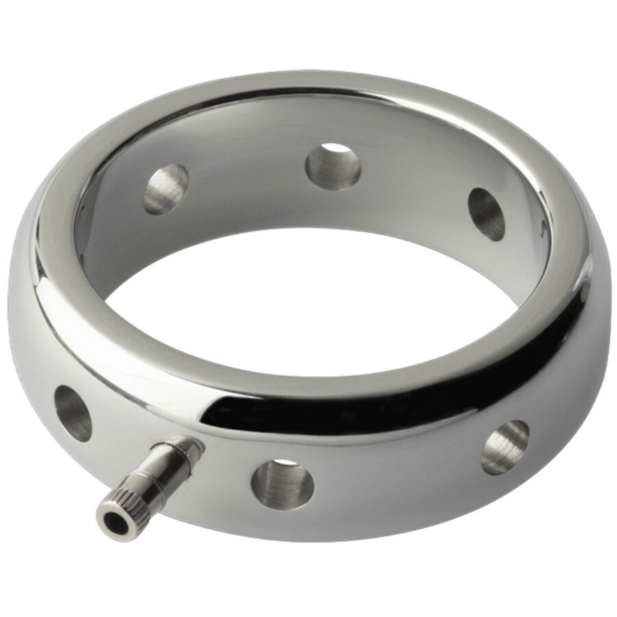 ELECTRASTIM - PRESTIGE ELECTROMAGNETIC METAL PENIS RING 46 MM - Imagem de 2