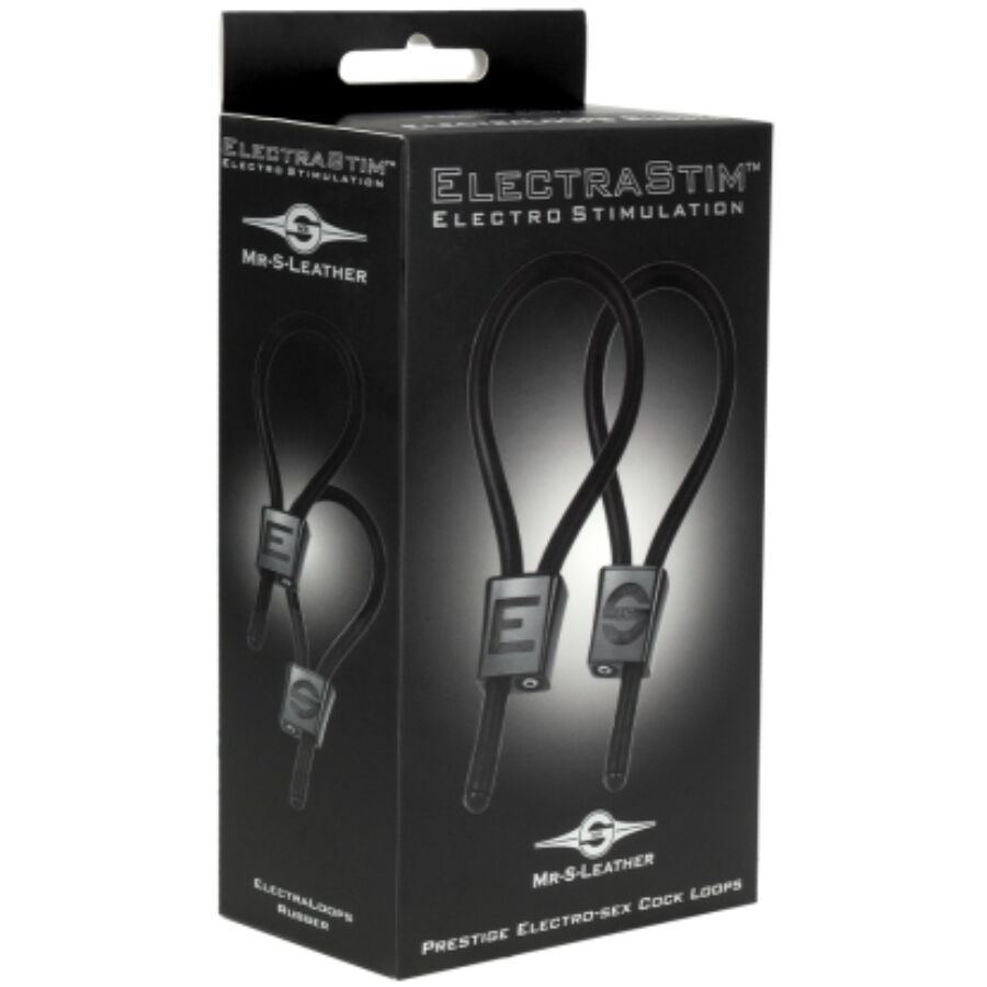 ELECTRASTIM - PRESTIGE ELECTRA LOOPS ADJUSTABLE COCK RINGS BLACK - Imagem de 3