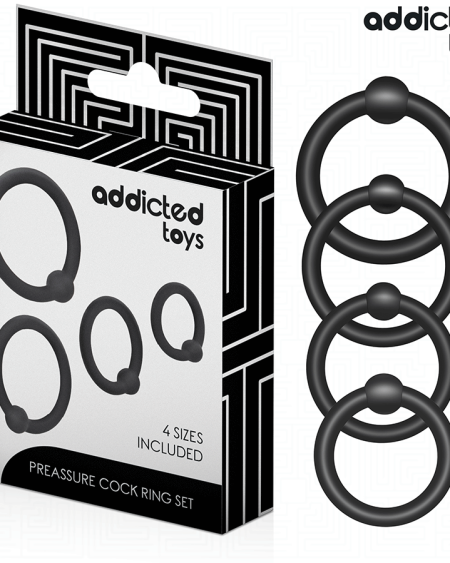 ADDICTED TOYS - SET OF PRESSURE SILICONE RINGS