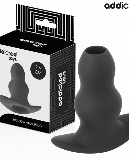 ADDICTED TOYS - HOLLOW ANAL PLUG SILICONE SIZE M 9.6 CM