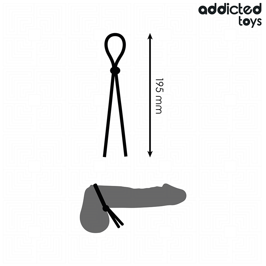 ADDICTED TOYS - SILICONE ROPE FOR THE SINGLE LOOP PENIS - Imagem de 4