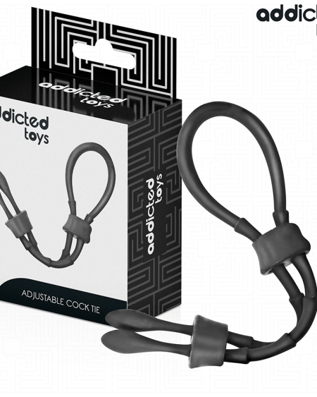 ADDICTED TOYS - ADJUSTABLE SILICONE ROPE FOR THE PENIS