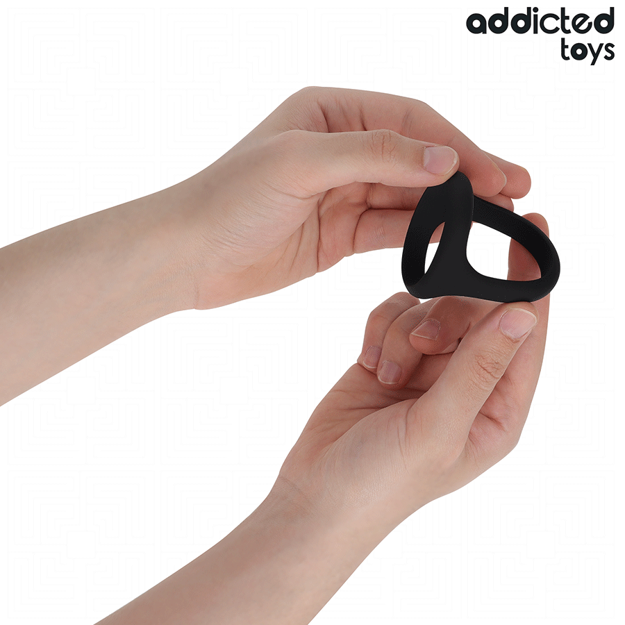 ADDICTED TOYS - THICK TRIPLE PENIS RING - Imagem de 2