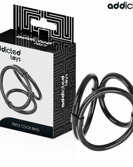 ADDICTED TOYS - TRIPLE PENIS RING