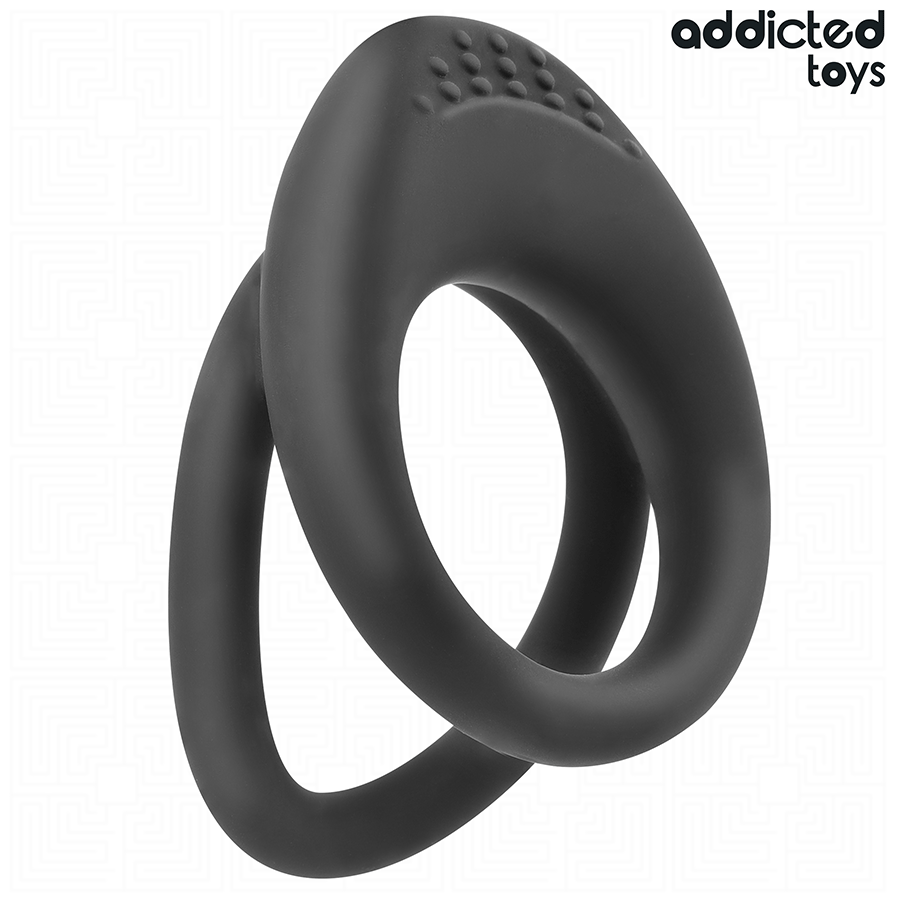 ADDICTED TOYS - DOUBLE TEXTURED PENIS RING - Imagem de 5