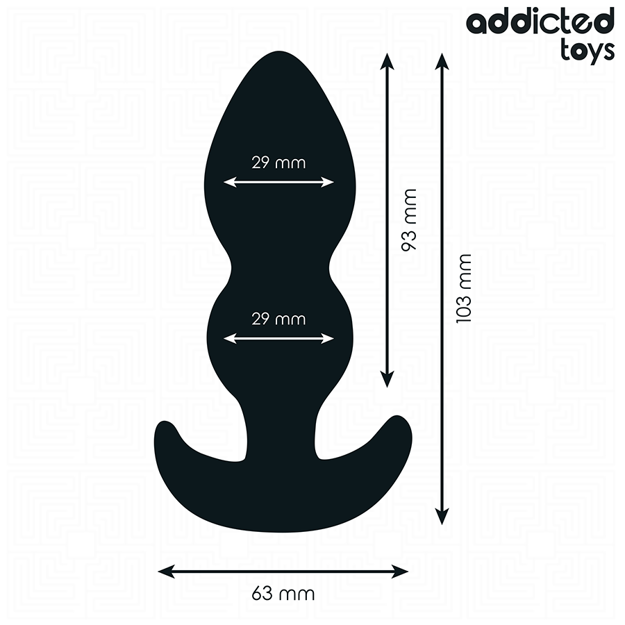ADDICTED TOYS - ANAL PLUG SILICONE SIZE S 10.3 CM - Imagem de 4