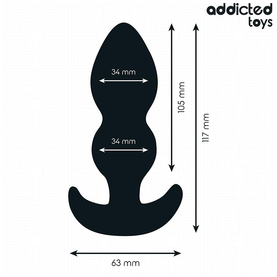 ADDICTED TOYS - ANAL PLUG SILICONE SIZE L 11.7 CM - Imagem de 4