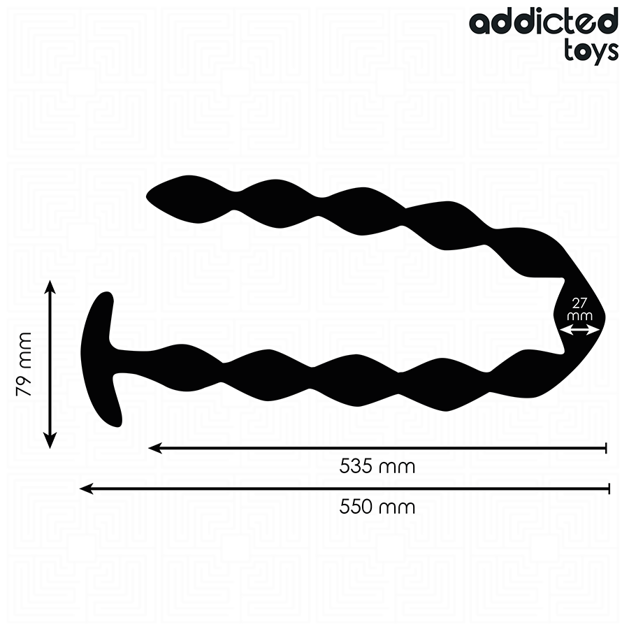ADDICTED TOYS - EXTRA LONG SILICONE ANAL PLUG - Imagem de 4