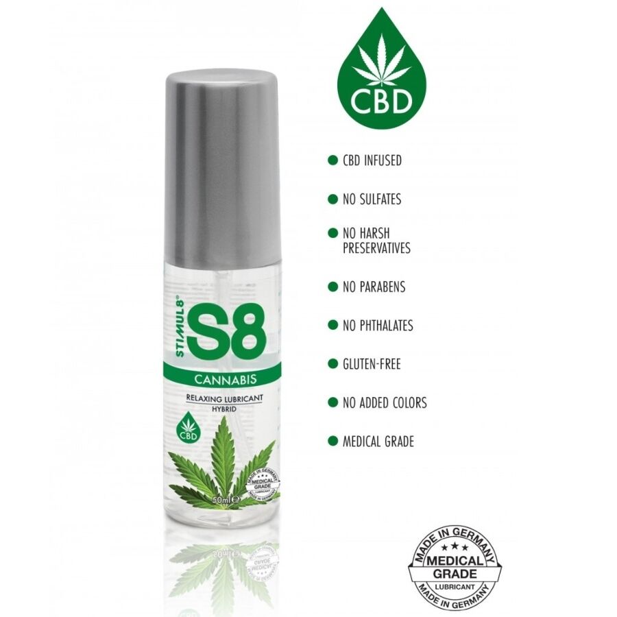 STIMUL8 - S8 CANNABIS HYBRID LUBRICANT 50 ML - Imagem de 2