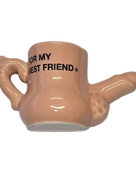 DIABLO PICANTE  CERAMIC MUG MAGNET WITH RAISED PENIS “FOR MY BEST FRIEND”