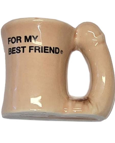 DIABLO PICANTE  CERAMIC MUG MAGNET WITH PENIS HANDLE “FOR MY BEST FRIEND”