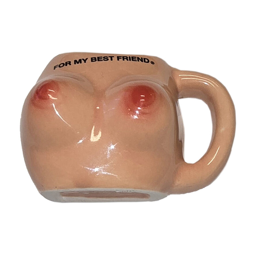 DIABLO PICANTE BREAST MAGNET IN CERAMIC MUG “FOR MY BEST FRIEND”