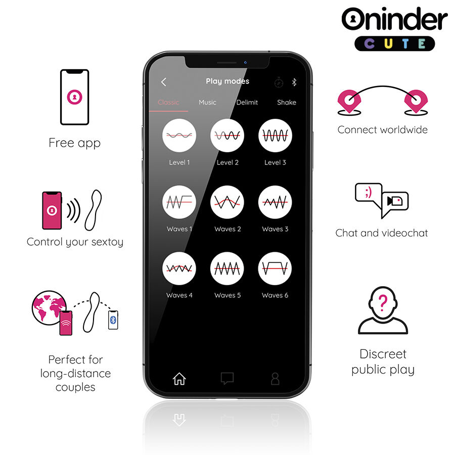 ONINDER CUTE - LOVE BUDDY MASTER G-SPOT VIBRATOR - FREE WORLDWIDE APP - Imagem de 3