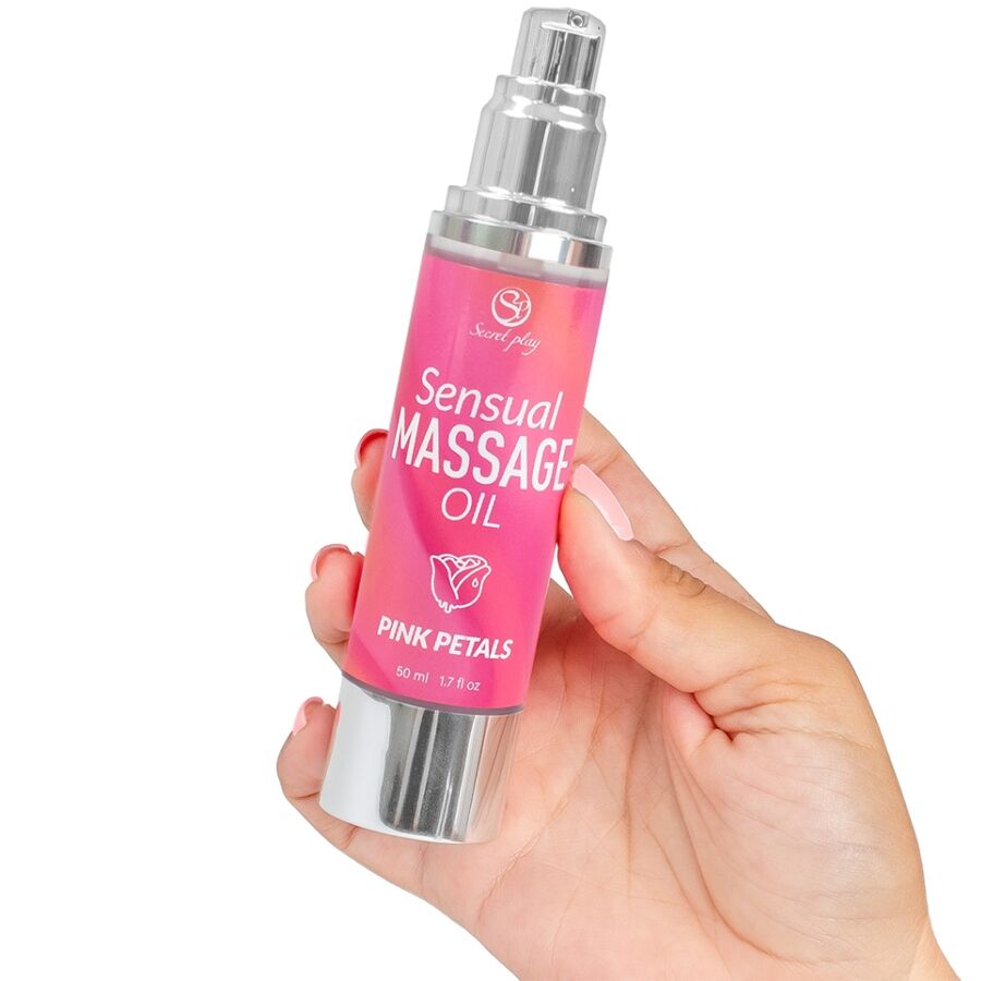 SECRETPLAY - PINK PETALS MASSAGE OIL - Imagem de 2