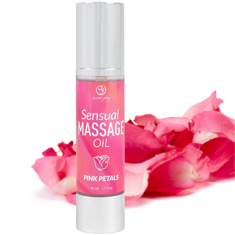 SECRETPLAY - PINK PETALS MASSAGE OIL - Imagem de 3
