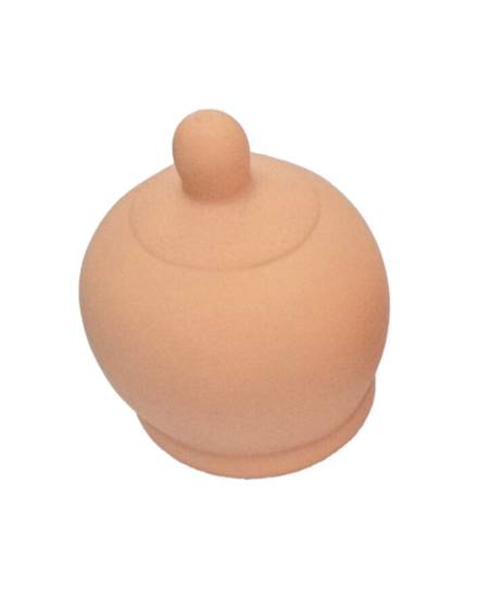DIABLO PICANTE - FLESH-COLORED BREAST-SHAPED STRESS TOY