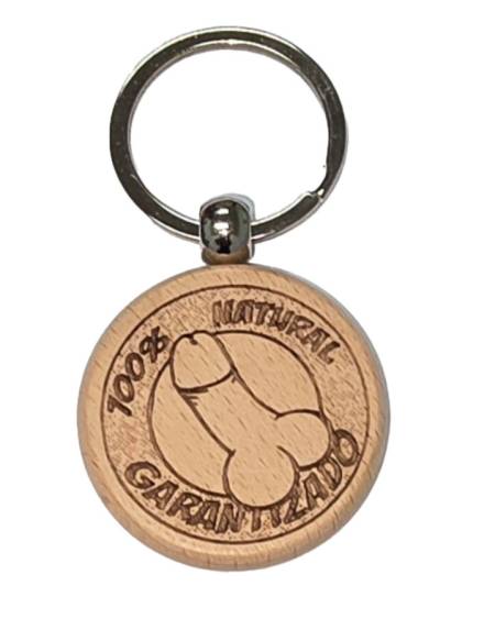 DIABLO PICANTE - WOODEN PENIS-SHAPED KEYCHAIN
