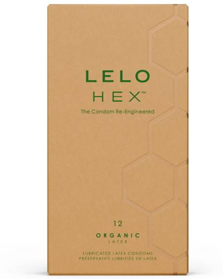 LELO - HEX ORGANIC CONDOM BOX 12 UNITS