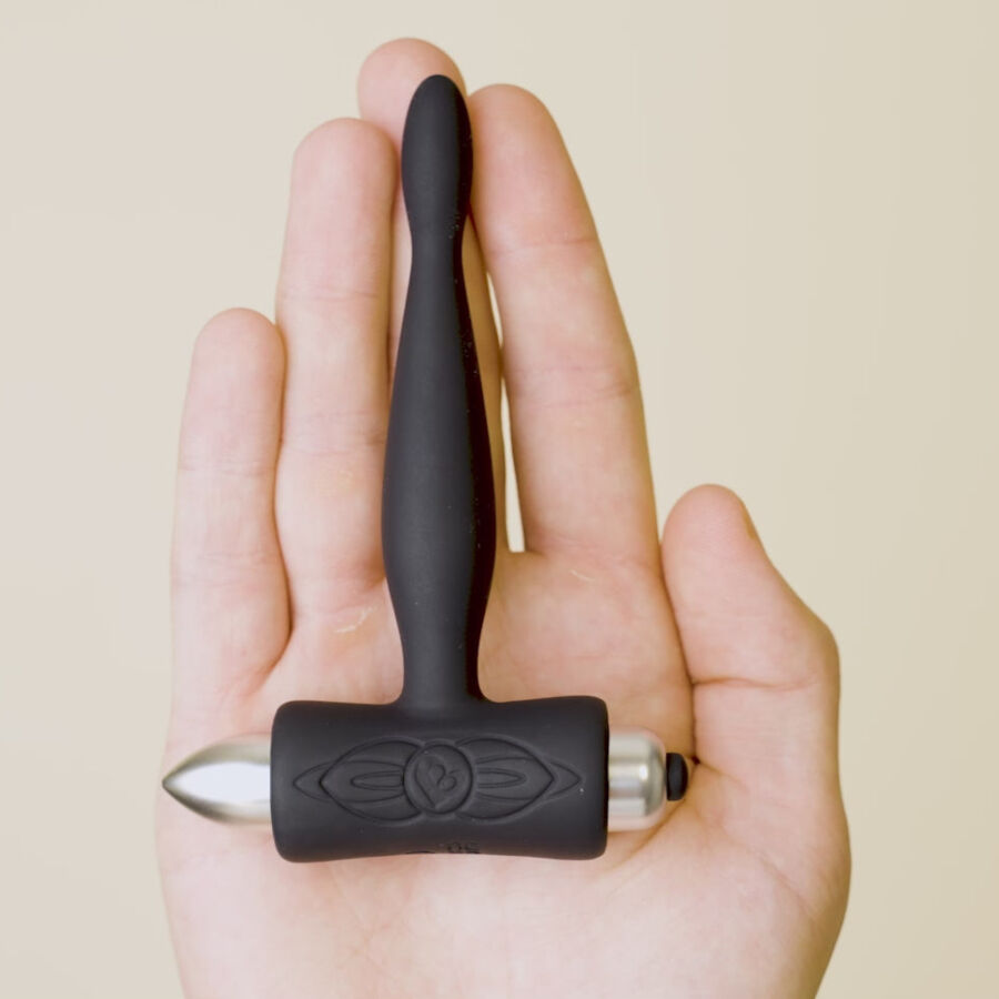 ROCKS- OFF - PETITE SENSATIONS TEAZER ANAL PLUG VIBRATOR BLACK - Imagem de 4