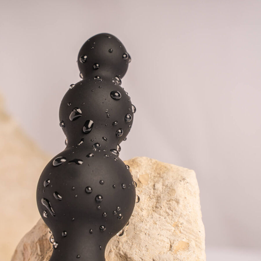 ROCKS- OFF - PETITE SENSATIONS BUBBLES ANAL PLUG VIBRATOR BLACK - Imagem de 4