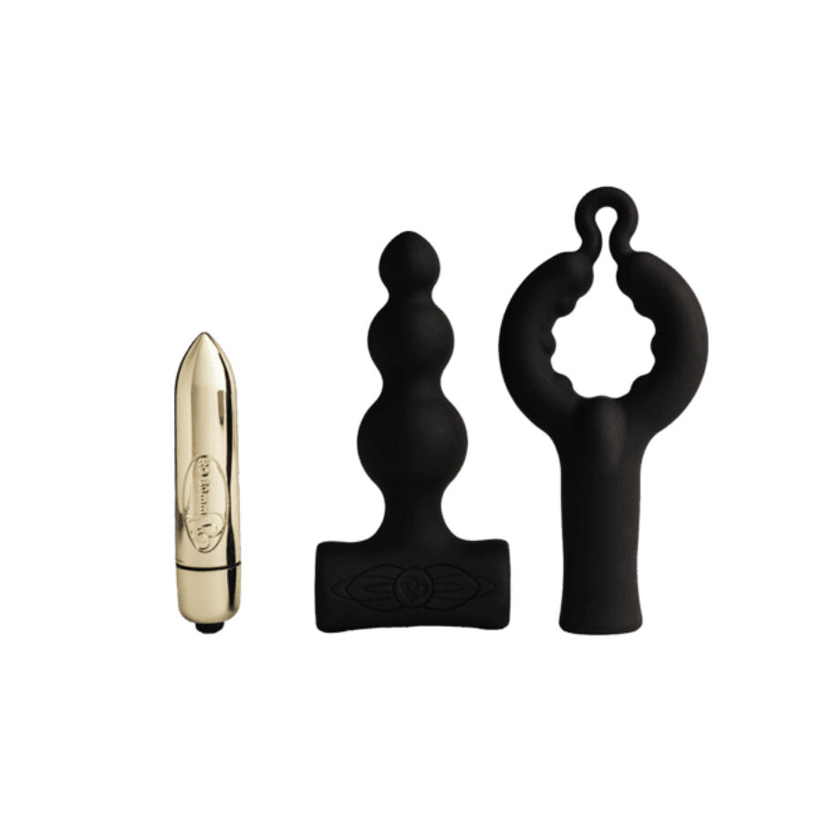 ROCKS- OFF - PETITE SENSATIONS BUBBLES ANAL PLUG VIBRATOR BLACK - Imagem de 5