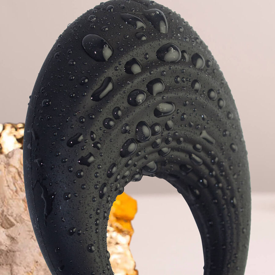 ROCKS-OFF - SPIRE BLACK VIBRATING PENIS RING - Imagem de 5