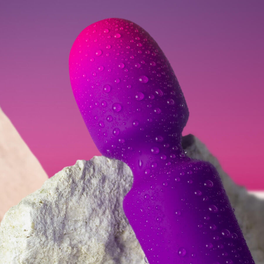 ROCKS- OFF - GLO- GIRL VIBRATOR WAND MINI PURPLE - Imagem de 3