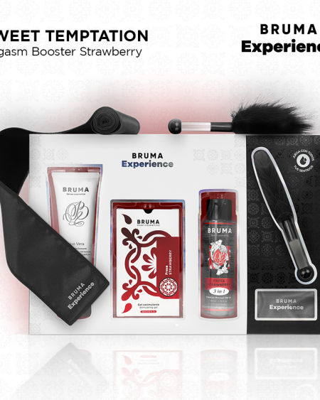 BRUMA XPERIENCE - SWEET STRAWBERRY TEMPTATION KIT WITH ORGASM ENHANCER